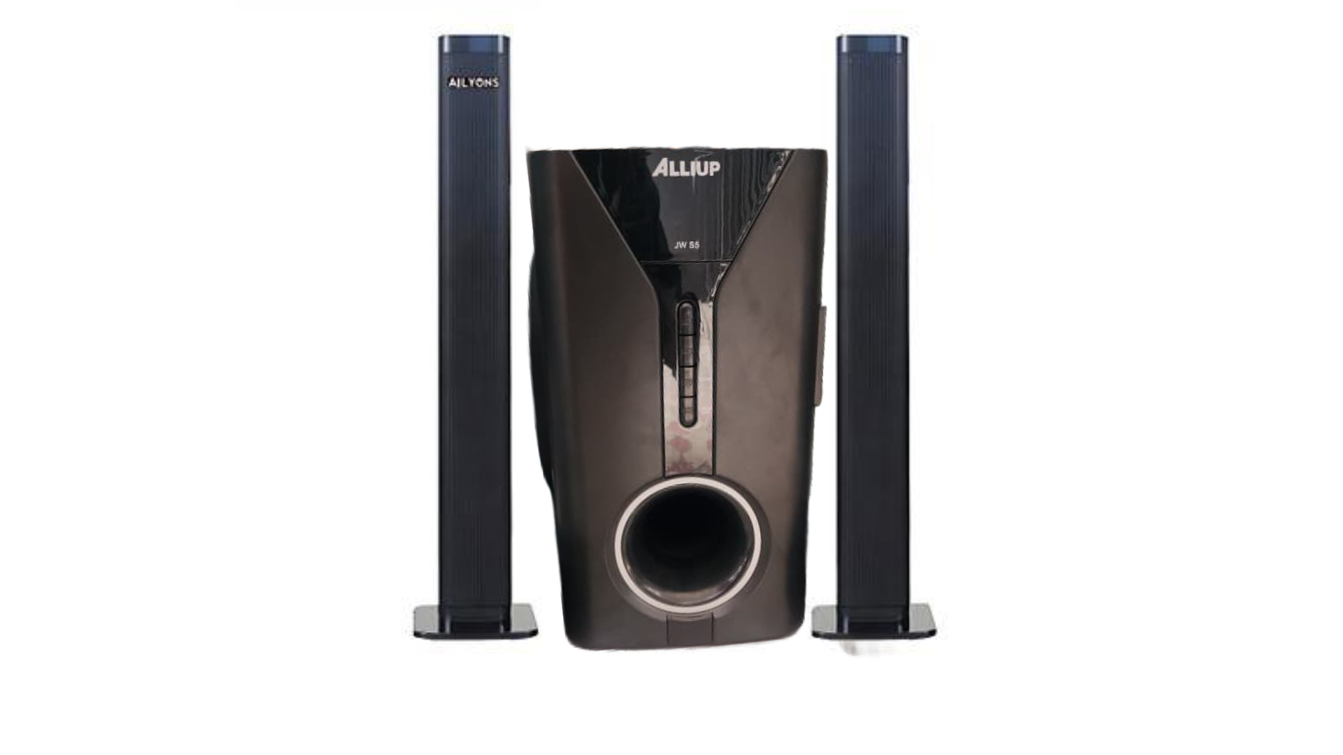 New Project (82) ALLIUP SB502K 2.1CH Multimedia Speaker System – Bluetooth, Subwoofer, USB/SD, FM Radio - Image 1